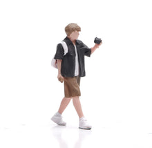 Load image into Gallery viewer, 1:64 Painted Figure Model Miniature Resin Sand Diorama Backpack Man Shooting
