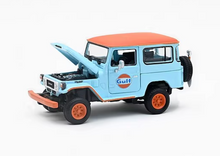 Load image into Gallery viewer, HF 1:64 Gulf Land Cruiser FJ40 SUV Sports Model Toy Diecast Metal Car BN