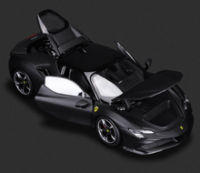Load image into Gallery viewer, Bburago 1:24 Black SF90 Stradale Racing Sports Model Toy Diecast Metal Car BN