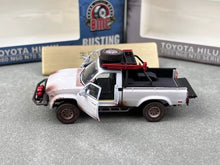 Load image into Gallery viewer, BM 1:64 White 1980 Rusting Hilux N60 N70 Pickup Truck Model Diecast Metal Car