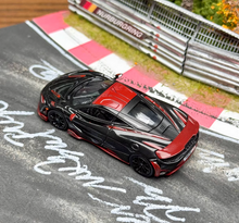Load image into Gallery viewer, CM 1:64 Black Carbon 765LT Racing Sports Model Diecast Metal Car New Collection