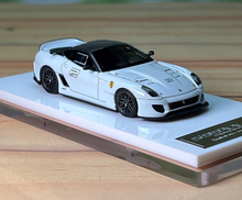 Load image into Gallery viewer, Car's Lounge 1:64 White 599xx GTO #2 Racing Sports Model Diecast Resin Car New