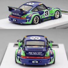 Load image into Gallery viewer, Fuelme 1:64 Blue RWB 993 #3 Racing Sports Model Diecast Resin Car New