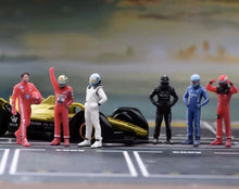Load image into Gallery viewer, 1:64 Painted Figure Model Miniature Resin Diorama Toy Sand Racing Driver Racer