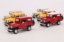 Load image into Gallery viewer, HobbyFans 1:64 TOYOTA Land Cruiser FJ40 SUV Sport Model Toy Diecast Metal Car Box BN