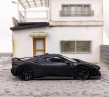 Load image into Gallery viewer, FINE 1:64 Black Novitec SF90 Wheel Racing Sports Model Diecast Metal Car New