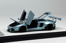 Load image into Gallery viewer, PGM 1:64 Ice Blue LBWK Aventador LP700-4 Sports Model Diecast Metal Car New Collection