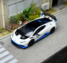 Load image into Gallery viewer, LCD 1:64 White Huracan STO Sports Model Diecast Metal Car New Collection