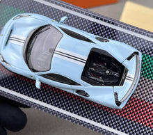 Load image into Gallery viewer, U2 1:64 Baby Blue Novitec 488 Pista Racing Sports Model Diecast Resin Car New
