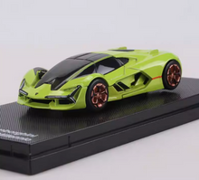 Load image into Gallery viewer, Bburago 1:64 Green Terzo Millennio Sports Model Diecast Metal Car New Collection