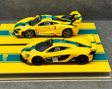 Load image into Gallery viewer, CM 1:64 HEC Set Yellow Mclaren P1 Senna GTR Sports Model Diecast Metal Car New Collection
