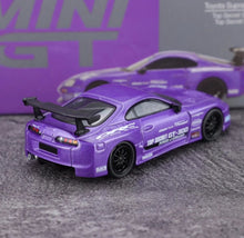 Load image into Gallery viewer, Minigt 1:64 Purple A80 GT300 Top Secret Sports Model Diecast Metal Car New Collection