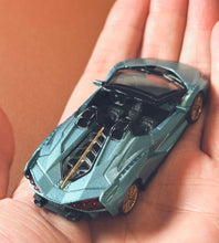 Load image into Gallery viewer, TSC 1:64 Blue Sian Racing Sports Model Diecast Metal Car New Collection