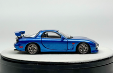 Load image into Gallery viewer, PGM 1:64 Blue JDM RX7 FD 3S Round Racing Sports Model Diecast Metal Car New Collection