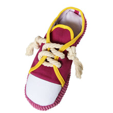 Load image into Gallery viewer, Dog Squeaky Toys Shoes-Shaped Chew Tear-Resistant Plush for Teeth Grinding Pet