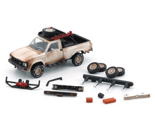 Load image into Gallery viewer, BM 1:64 White 1980 Rusting Hilux N60 N70 Pickup Truck Model Diecast Metal Car