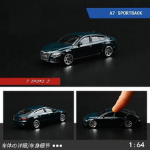 Load image into Gallery viewer, CCA 1:64 Green A7 Racing Sports Back Model Toy Diecast Metal Car BN