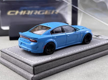 Load image into Gallery viewer, Elite 1:64 Blue Charger SRT Engine Sedan Sports Model Diecast Metal Car New Collection