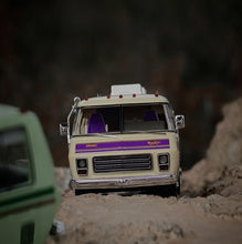Load image into Gallery viewer, MK 1:64 Yellow HEC GMC Motor Home Road Trip RV Van Model Diecast Resin Car New Collection