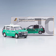 Load image into Gallery viewer, TINY 1:76 Green Hongkong Taxi Comfort Hatchback Toyota Hybrid Model Toy Metal Car BN