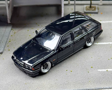 Load image into Gallery viewer, Mortal 1:64 Black E34 Touring Wagon VIP Sports Model Diecast Metal Car New Collection