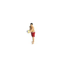 Load image into Gallery viewer, 1:64 Painted Figure Mini Model Miniature Resin Diorama Sand Volley Ball Player