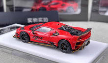 Load image into Gallery viewer, HKM 1:64 Red Mansory F9xx Hard Top Racing Sports Model Diecast Metal Car New Collection