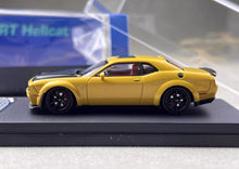 Load image into Gallery viewer, SH 1:64 Yellow SRT Hellcat Muscle Sports Model Diecast Metal Car New Collection