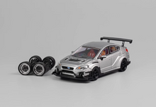 Load image into Gallery viewer, CM 1:64 Silver JDM Impreza WRX Varis Sports Model Diecast Metal Car New