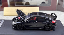 Load image into Gallery viewer, Motorhelix 1:64 Black JDM Civic Type R FL5 Sports Model Diecast Metal Car New