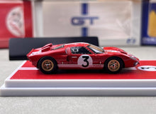 Load image into Gallery viewer, FY 1:64 Red #3 GT40 MK1 MK2 Coupe Racing Sports Model Diecast Metal Car New Collection