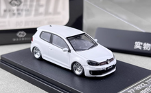 Load image into Gallery viewer, Maxwell 1:64 White VW Golf GTI MK6 VIP BBS Sports Model Diecast Metal Car New Collection