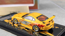 Load image into Gallery viewer, YM 1:64 Yellow JDM Supra JAZ80 Racing Sports Model Diecast Resin Car New