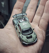 Load image into Gallery viewer, Kilo 1:64 Green R8 LMS GT3 EVO Widebody Sports Model Diecast Metal Car New Collection