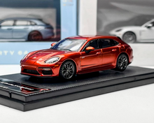 Load image into Gallery viewer, Liberty 1:64 Orange Panamera Turbo S Figure Sport Model Diecast Metal Car New Collection