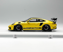 Load image into Gallery viewer, 1:64 CL Yellow GT3 RS 991.2 Racing Sports Model Diecast Resin Car New Collection