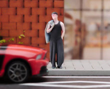 Load image into Gallery viewer, 1:64 Painted Figure Model Miniature Resin Diorama Toy Casual Man Wide-leg Pants