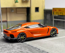 Load image into Gallery viewer, HKM 1:64 Orange Gemera Super Racing Sports Model Diecast Metal Car