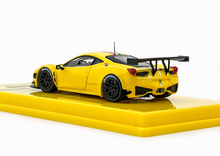 Load image into Gallery viewer, Tarmac 1:64 Yellow Ferrari 458 Italia GT3 Sports Model Diecast Metal Car New Collection