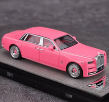 Load image into Gallery viewer, HH 1:64 Pink Phantom 8 Extended Wheelbase Sports Model Diecast Resin Car New Collection