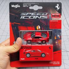 Load image into Gallery viewer, Maisto 1:64 Red F40 Speed Sports Open Model Diecast Metal Car New Collection