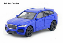 Load image into Gallery viewer, WELLY 1:36 Blue F-Pace SUV Sports Model Diecast Toy Metal Car BN