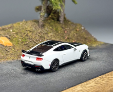 Load image into Gallery viewer, CM 1:64 White Mustang Dark Horse Coupe Sports Model Diecast Metal Car New Collection