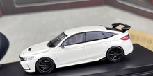 Load image into Gallery viewer, Motorhelix 1:64 White JDM Civic Type R FL5 Sports Model Diecast Metal Car New