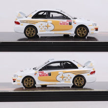Load image into Gallery viewer, FW 1:64 White 2004 WRC GC STI #7 Racing Sports Model Diecast Metal Car BN