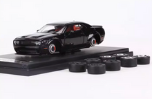 Load image into Gallery viewer, FW 1:64 Black SRT Hellcat Muscle Coupe Sports Model Diecast Metal Car New Collection