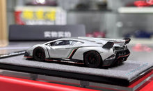 Load image into Gallery viewer, DMH 1:64 Silver Veneno Racing Sports Model Diecast Resin Car BN