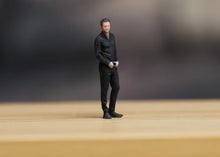 Load image into Gallery viewer, 1:64 Painted Figure Model Miniature Resin Diorama Sand Black Shirt Man Cool Guy