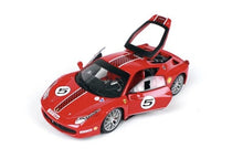 Load image into Gallery viewer, Bburago 1:24 Red 458 Challenge Racing Sports Model Toy Diecast Metal Car BN