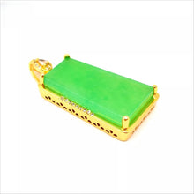Load image into Gallery viewer, Nature Jade Retangle Fortune Pendant Necklace Gift Jewelry charm Blessing Luck b